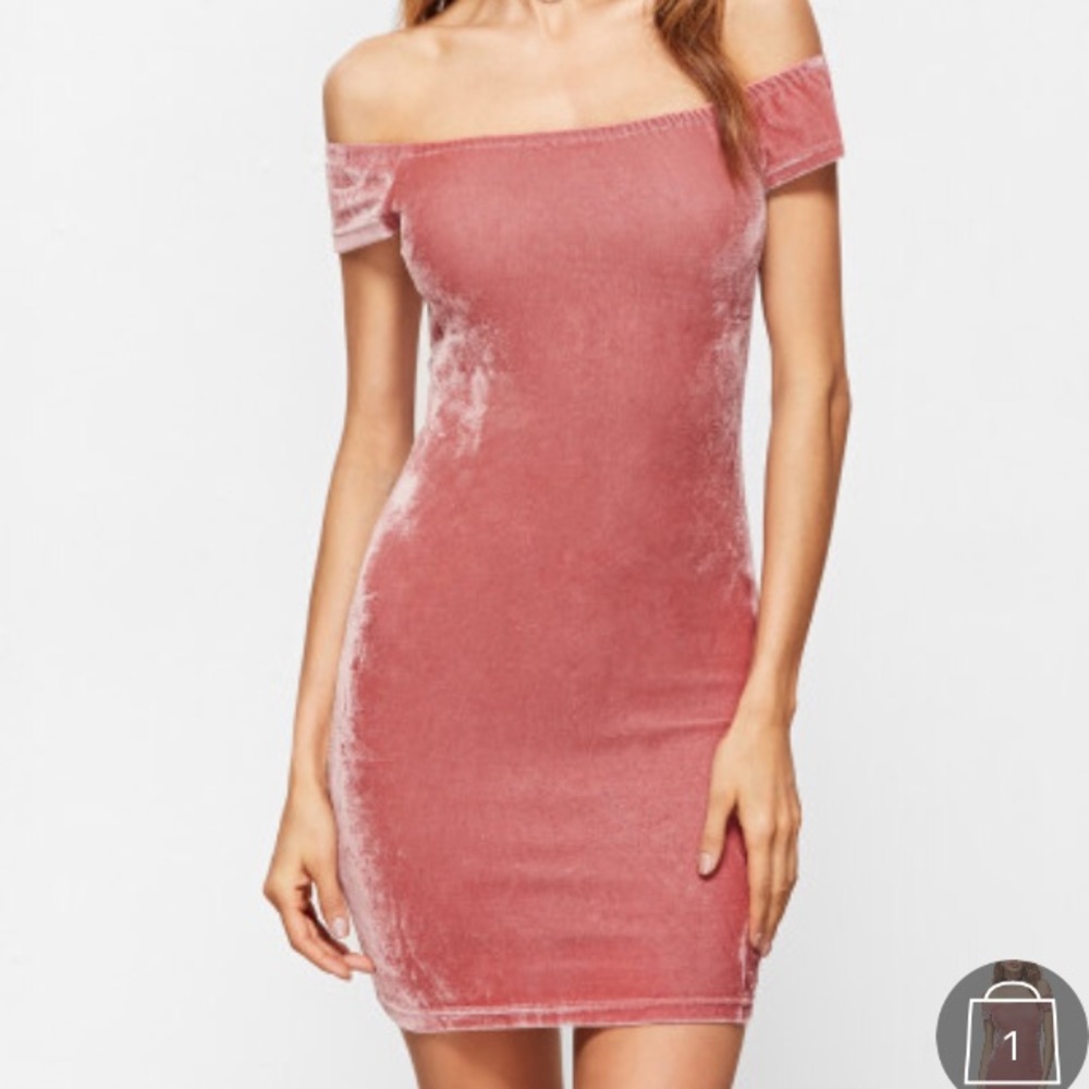 Bardot Velvet Bodycon Dress